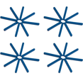 thumbnail image 1 of Salvamanteles plegable de silicona, almohadilla de aislamiento térmico, salvamanteles para ollas y sartenes calientes, soporte para ollas antideslizante, 1 of 5