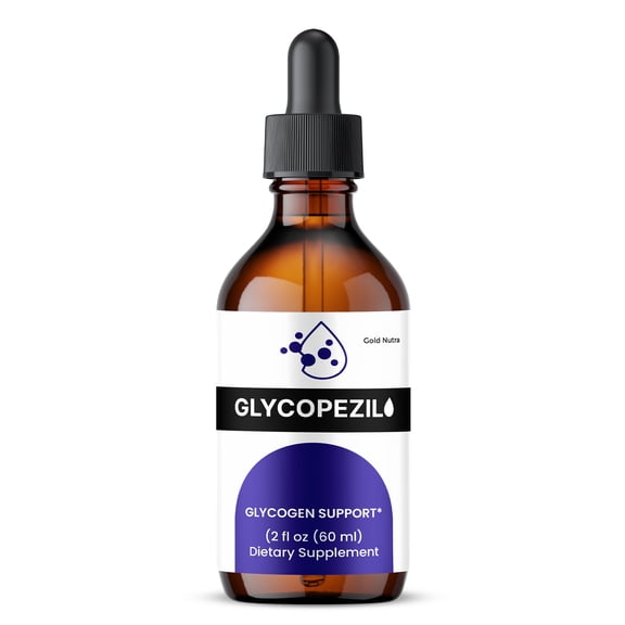 (1 Pack) GlycoPezil Supplement Drops, All Natural Glycogen Supplement, Glyco Pezil Liquid Formula, Maximum Strength