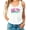 White Tank Top, variant on Salty Soul Tank Top for Women Funny Summer Sleeveless Tee for Adults & Teens White Tank Top Large