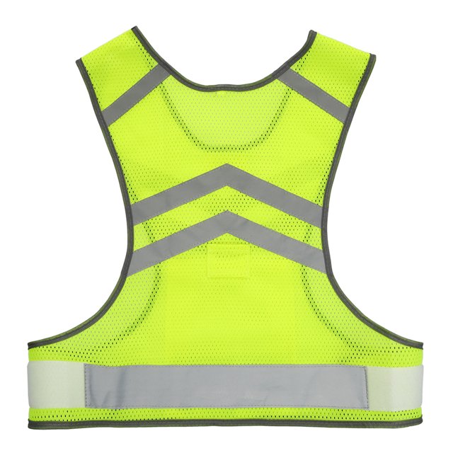 Vest Sports Al Aire Libre Correr Chaleco Reflectante Gear de Seguridad de Malla Ligera Ajustable Para Mujeres Ciclo de Jogging Caminar