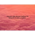 thumbnail image 2 of ArtsyQuotes 32x25 Gold Ornate Wood Framed with Double Matting Museum Art Print Titled - David Ben-Gurion Quote: Believe in Miracles, 2 of 4