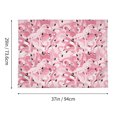 thumbnail image 2 of Tapestry Wall Hanging Flamingos Overlap Tapestries Home Decor for Bedroom Aesthetic 37 X29 IN, 2 of 3