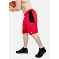 thumbnail image 4 of Men's Premium Moisture Wicking Active Athletic Performance Shorts with Pockets - 5 Pack, 4 of 7