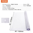 thumbnail image 5 of VEVOR PVC Table Protector - 40x60 Inch Clear Plastic Desk Protector, 5 of 12