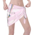 thumbnail image 3 of Disketp Aerial Yoga For Unicorn Women Swimsuit Cover Up Short Chiffon Summer Beach Sarong Bikini Wrap Skirt Bathing Suit, 3 of 7