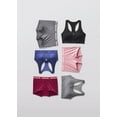 thumbnail image 3 of Reebok Women's Flex Rib Boyshort, 3-Pack, Sizes XS-3XL, 3 of 4