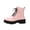 Pink, variant on Chunky Platform Combat Boots Music Festival Outfits, Lace Up Faux Leather Booties Country Concert Wear, Comfortable Lug Sole Shoes Autumn Casual Strolling, Heavy Duty Utility Footwear, Pink 6.5