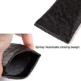 thumbnail image 3 of ORUYROP Squeeze Leather Sunglasses Pouch-3 Pack Spring Storage Glasses Pouch Holder, 3 of 7