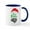 White/Navy Inside, variant on CafePress - I've Been Naughty Mug - 11 oz Ceramic Mug - Novelty Coffee Tea Cup