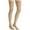 Natural, variant on Jobst Opaque 15-20 Closed Toe Thigh High Compression Stockings w/Sensitive Band Black Large