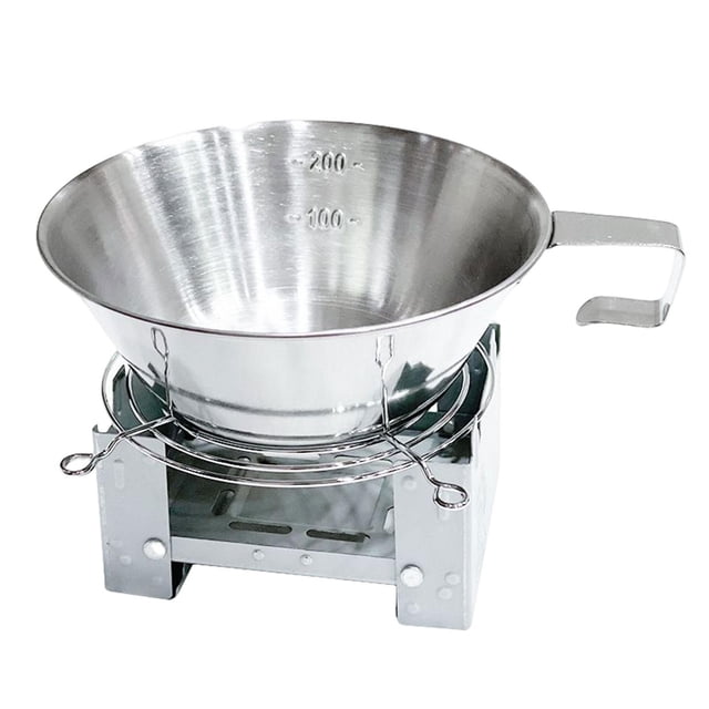 Caldera portátil plegable Sharpla para utensilios de cocina para acampar con asa para té y café al aire libre