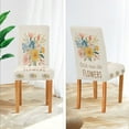 thumbnail image 5 of BZSMCE Chairs Slipcovers Dining Chair Covers Blossom Love Creative Pattern, 5 of 7