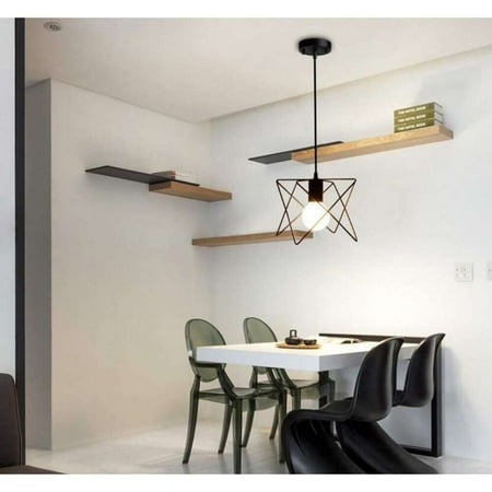 Crday Industrial Black Pendant Light Barn Hanging Lighting With Star Shapes Adjustable Ceiling Fixture For Kitchen Dining Room Bar Hotel Canada Crday Industrial Black Pendant Light, Star Shaped Hanging Light Fixture