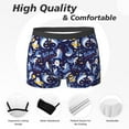 thumbnail image 2 of Mens Underwear - Cartoon Funny Shark Blue_A Breathable Stretch Boxers for Men Athletic Mens Boxer Briefs, 2 of 7