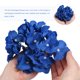 thumbnail image 4 of Uxcell Flores de Hortensia de Seda, Flores Artificiales Azules Oscuras para Bodas 30 Set, 4 of 6