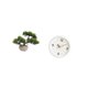 thumbnail image 5 of Reloj De Pared Moderno Con árbol Bonsái Artificial. Planta Artificial En Maceta. Reloj Decorativo Para El Hogar, La Oficina O Como Centro De Mesa. Colección De Bonsáis Con Vegetación., 5 of 8