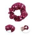 thumbnail image 3 of Unique Bargains 1 Pc Elegant Square Sequins Scrunchies for Home Rose Red, 3 of 5