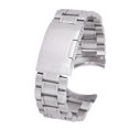 thumbnail image 2 of CNKOO Bracelet Montre en Acier Inoxydable 20mm Liens Solides avec 4 Barres de Ressort (Argent), 2 of 5