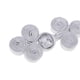 thumbnail image 4 of 10 Piezas Botones de Nudo de Estilo Chino para Decoración de Traje y Cheongsam Plata Zulema Nudo de botón chino, 4 of 8