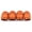 Orange, variant on VANLOFE 4x Aluminum Bullet Car Truck Air Port Cover Tire Rim Wheel Stem Caps