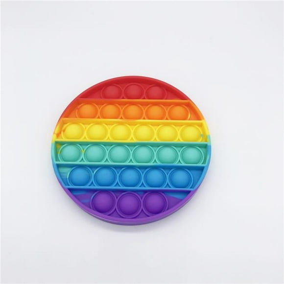 3P Experts Round Shape EZ-Bubble Push & Pop Silicone Fidget Toy
