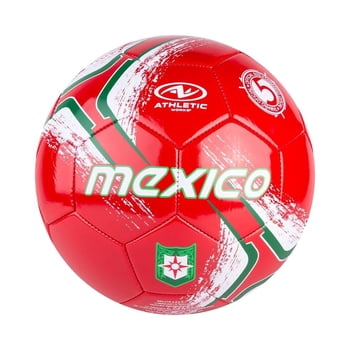 Balón de Fútbol Athletic Works CME25060 Número 5 México Edición Especial Rojo