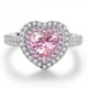 thumbnail image 5 of Xihbxyly Anillo de Moda, Joyería de Aleación En Forma de Corazón, Diseño de Diamantes Brillantes, Accesorio Elegante, Ideal para Ocasiones Especiales, Uso Diario o Regalos, Estilo Femenino, Empaque d, 5 of 7