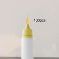 thumbnail image 2 of KLKCMS 100 Pieces Industrial Blunt Tip Dispensing Pins with Luer Lock for Liquid orange, 2 of 3