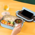 thumbnail image 3 of Paokuoon Lunch Container Leak proof Lunch Container BPA Free Hot Food Warmer Bento Box Water Can Be Heated Shock proof, 3 of 8
