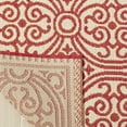 thumbnail image 4 of SAFAVIEH Linden Odetta Damask Runner Rug, Red/Cream, 2' x 8', 4 of 6