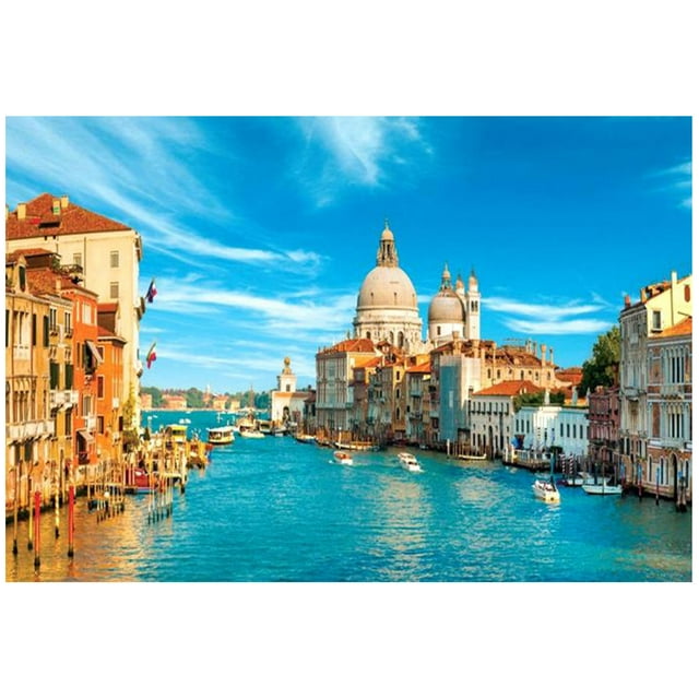 Jindong Adult Children Puzzle Holiday Gift Puzzle Toy 1000PC Puzzle Landscape Pattern