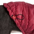 thumbnail image 6 of Pet Life ® Lightweight Adjustable and Collapsible 'Sporty Avalanche' Dog Coat w/ Pop-out Zippered Hood, 6 of 11