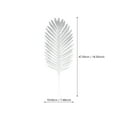 thumbnail image 2 of OFFIGAM 24Pcs Silver Artificial Leaves for Wedding Props and Banquet Decoration, 2 of 10