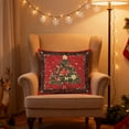 thumbnail image 4 of Christmas Throw Pillow Covers for Winter Decor 18x18" Christmas Sofa Decoration Linen Pillow Home Sofa Cushion Covers for Couch Sofa Bed, Soft and Breathable Indoor Home Decoration, 4 of 7