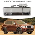thumbnail image 4 of Poignée de Porte Extérieure, Sécurité Accrue Résistante aux Chocs 90606 ZZ90E Poignée de Levage Arrière pour Armada 2004 à 2015, 4 of 7