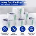 thumbnail image 3 of Clear Packing Tape, 12 Rolls Heavy Duty Packaging Tape with Dispensers for Packing Shipping Moving and Sealing, Thicker Packing Tape-2" x 65 Yards Per Roll, 780 Total Yards, 3 of 3