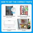 thumbnail image 6 of 240356402 Refrigerator Door Bin (2-Pack) for Frigidaire Door Shelf Replacement, Kenmore, Crosley Refrigerator Parts & Accessories - Fridge Gallery Bins Shelves Replacment PS430122 AP2549958, 6 of 8