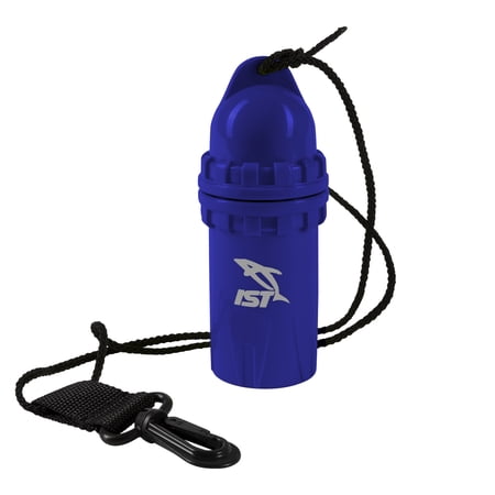 IST DB7 Small High Impact Dry Canister with Hang Cord and Clip (Blue)