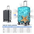 thumbnail image 3 of Cauagu Starfish And Seashell On The Beach 1 Print Travel Luggage Cover,Travel Dust-proof Suitcase Cover Softside Suitcase Protector for 18-32inch,Not Included Suitcase, 3 of 8