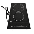 thumbnail image 4 of Parrilla de Inducción de 2 Zonas, 29cm, 110V, Empotrable, AROL IN-E2Q29, 4 of 7