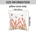 thumbnail image 7 of Unique Bargains Cotton Boho Plant Embroidery Soft Square Throw Pillow Covers Pink, 7 of 7