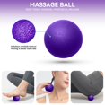 thumbnail image 4 of Set de foam roller Krightlink de 33 cm con pelota de masaje y banda de resistencia, 4 of 7