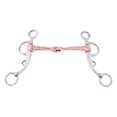 thumbnail image 3 of keepw Cheval en Acier Inoxydable 5 Pouces pour Embout de Snaffle avec Vis Incrustation de Cuivre Équestre, 3 of 6