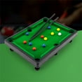thumbnail image 2 of A Kids Billiards Table Indoor Leisure Sports Toy For Early Education Gift For Boys Girls Green Felt Surface Portable Mini Pool Table For Home Play Room Fun Games, 2 of 8