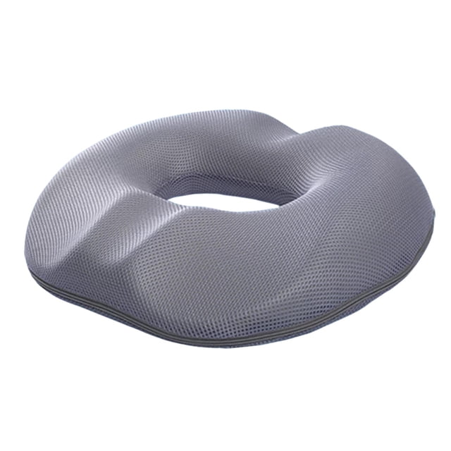 Cojín para asiento de hemorroides, almohadilla para sentarse, alivio de presión, comodidad, almohada para coxis, para oficina, coche, conductor, silla Mujeres Grises Fernando Almohada de donut