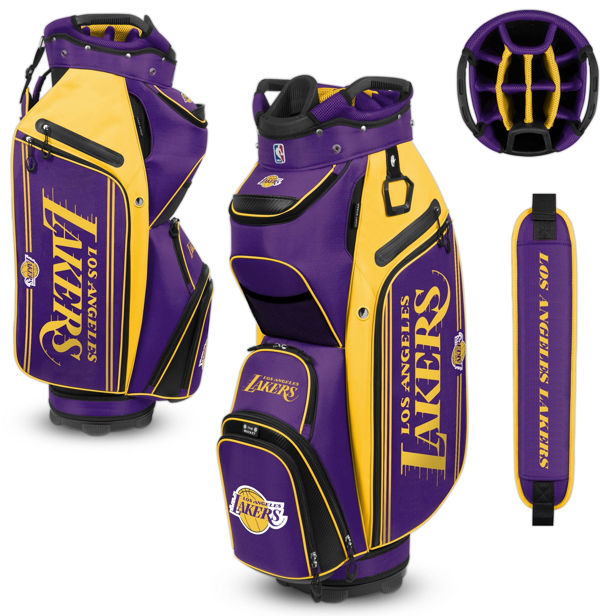 WinCraft Los Angeles Lakers Bucket III Cooler Cart Golf Bag