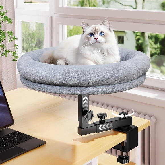 Cama de escritorio Cat Chloraeon, grande, giratoria y ajustable en 360°