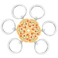 thumbnail image 1 of Simulated Food Keychain Cute Food Keyrings For Pizza Lovers Home Office Use 6Pcs, 1 of 6