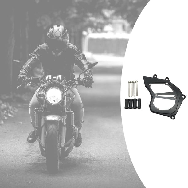 de protección de cadena de cubierta de piñón delantero de motocicleta apto para 2011 2013 2014 2015 2017 accesorios Premium - negro Yotijar Cubierta de protección de cadena