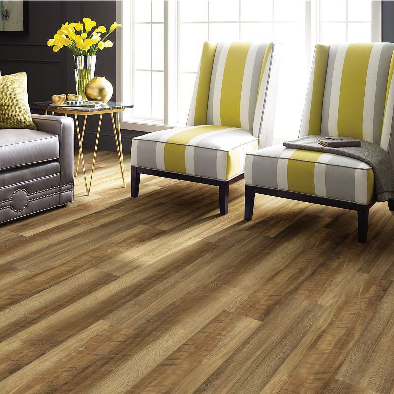 Shaw Floors Laurel Ridge 7 in. x 48 in. Cider Oak, Luxury Vinyl Plank Flooring (18.68 sq. ft. / Carton) (8 Planks)